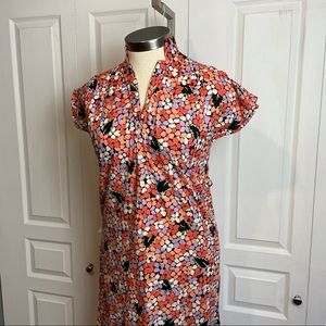 Printed Retro Shirt Dress